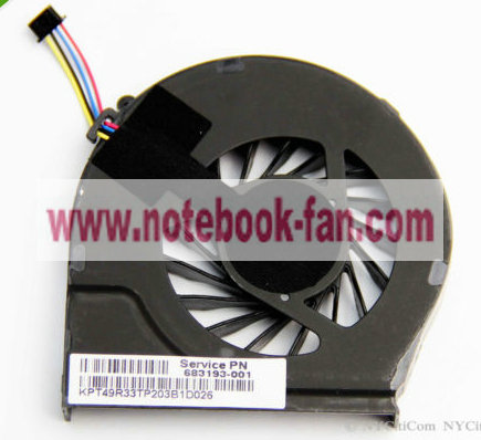 NEW Fan 0.5A HP PAVILION G7-2000 G6-2278DX 683193-001 685477-00